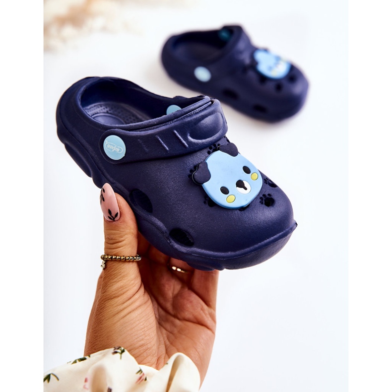 BEFADO S.A. Kinderhausschuhe Kroks Miś Befado 159X110 Marineblau navy blau 1