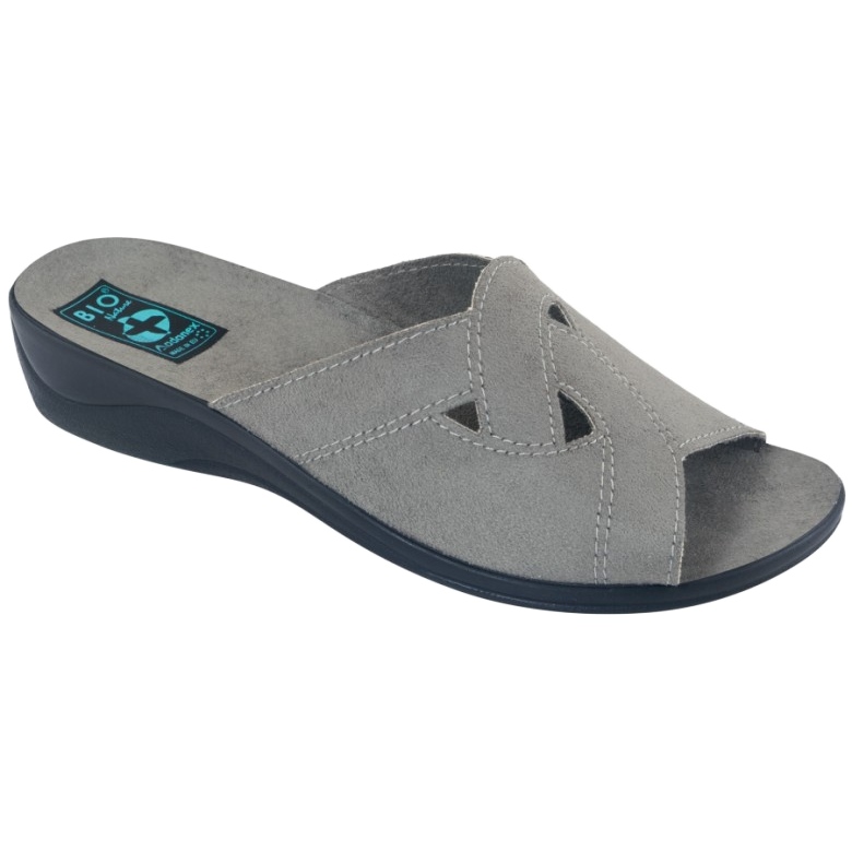 Adanex Damensandalen BIO Nature 27341 grau 1