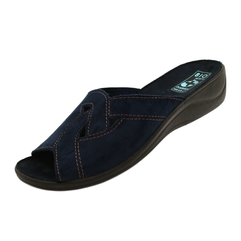 Adanex Damen Sandalen BIO Nature 27340 marineblau 3