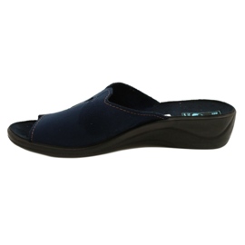Adanex Damen Sandalen BIO Nature 27340 marineblau 1