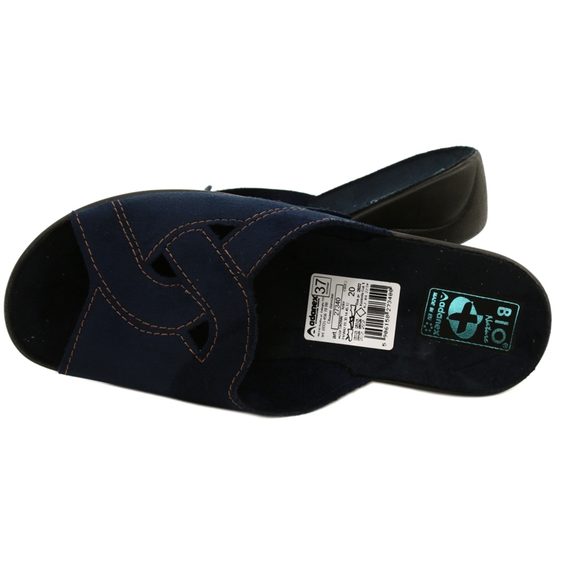 Adanex Damen Sandalen BIO Nature 27340 marineblau 4
