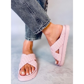 Damen Pantoffeln Norma Pink rosa 1