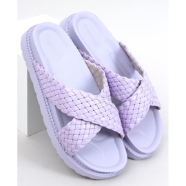 Norma Purple Damenhausschuhe lila 2