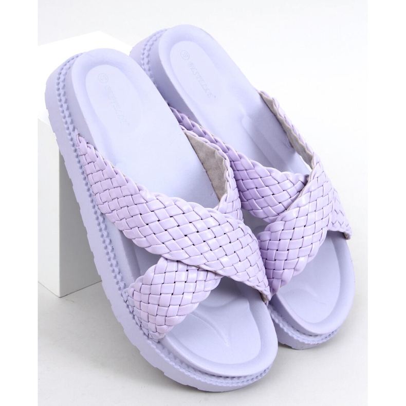 Norma Purple Damenhausschuhe lila 2