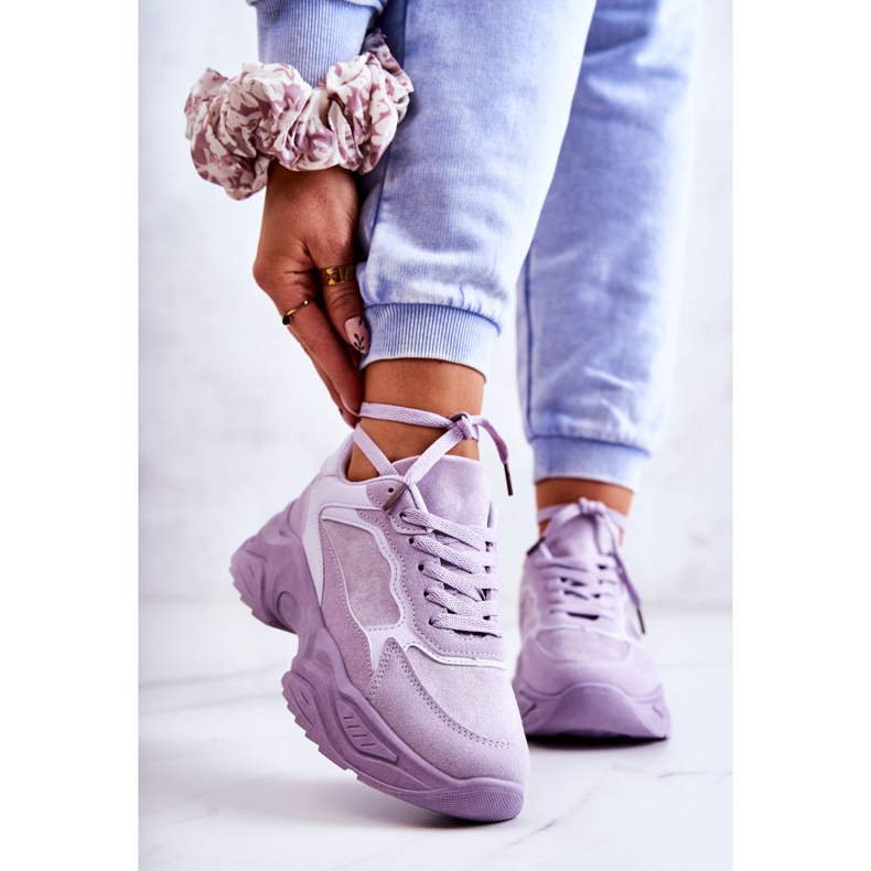 PG1 Damen Sportschuhe Turnschuhe Violett Bacaris lila 2