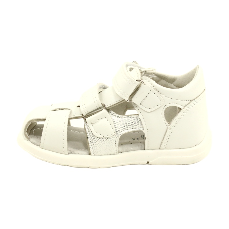 American Club Mädchensandalen mit dem Arman Club XD63/22 White Bow weiß 1