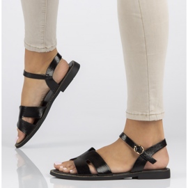 Filippo DS3702 / 22 Bk schwarze Sandalen 1