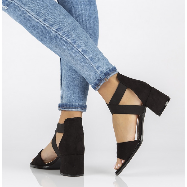 Filippo DS2093 / 22 Bk schwarze Sandalen 1