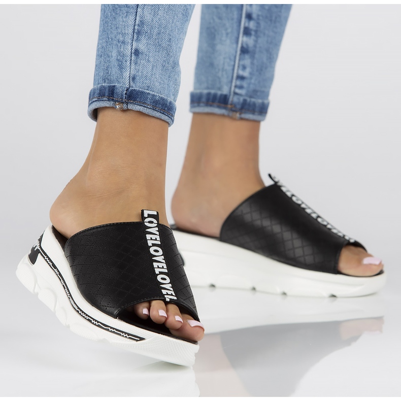 Lederhausschuhe Filippo DK3679 / 22 Bk schwarz 1