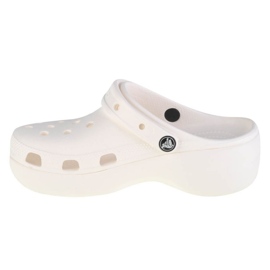Crocs Classic Platform Clog 206750-100 Flip-Flops weiß 1