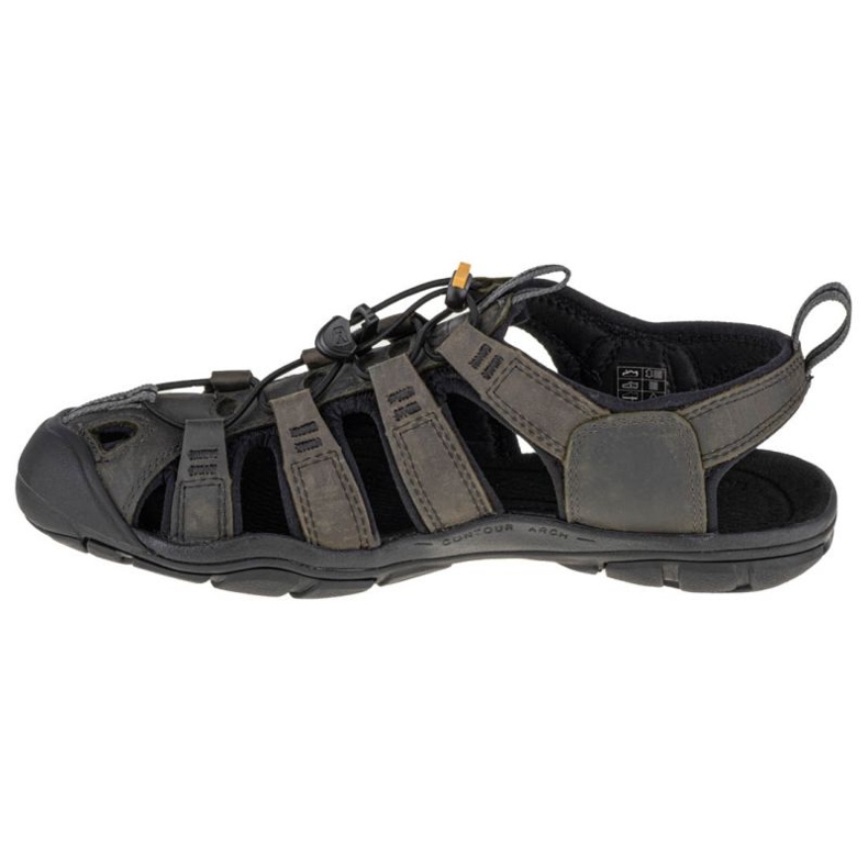 Keen Clearwater Cnx Leder 101310 Sandalen grau 1