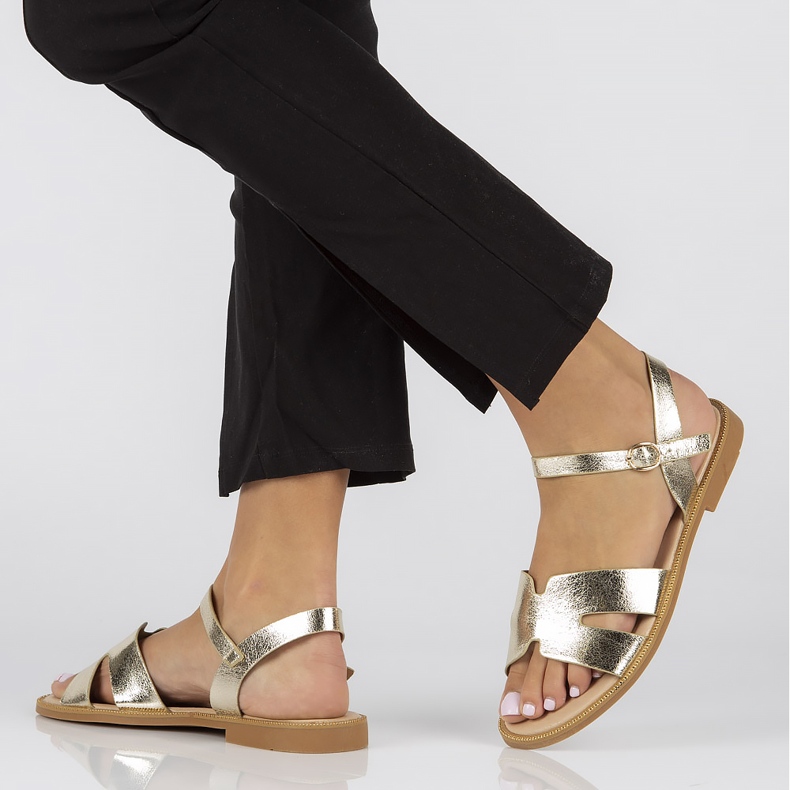 Filippo DS3702 / 22 Go goldene Sandalen 1