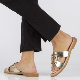 Filippo DK3703 / 22 Go goldene Hausschuhe 1