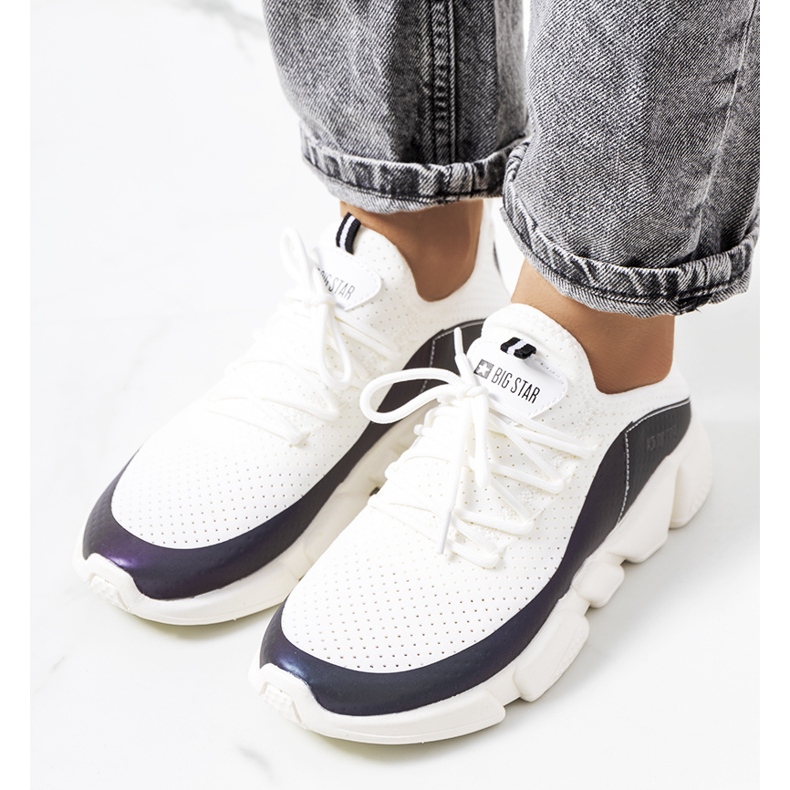 Weiße Turnschuhe Big Star FF274A052 1