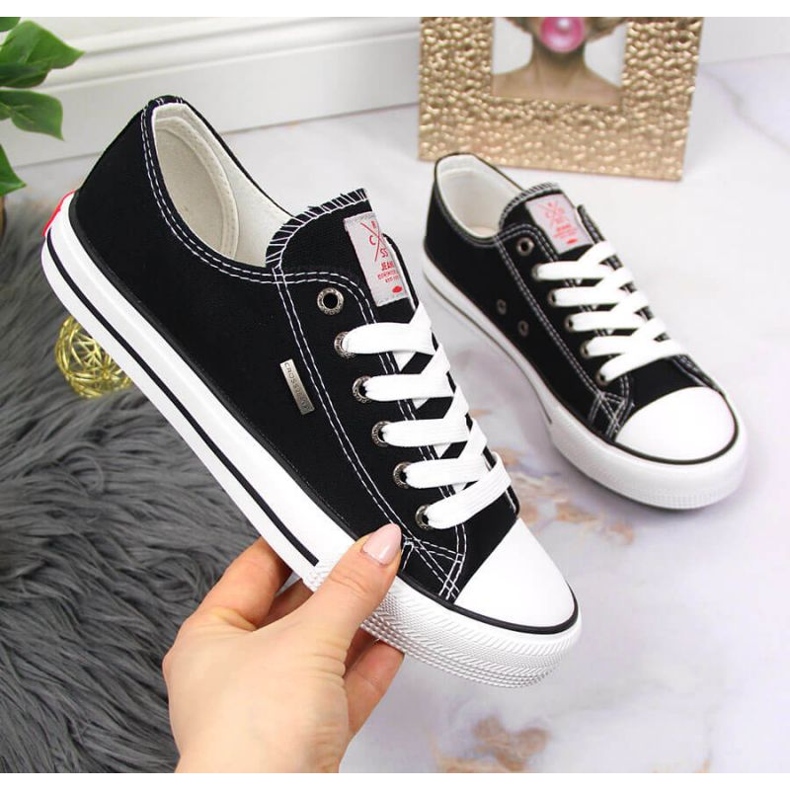 Textilturnschuhe Cross Jeans W JJ2R4011C schwarz 1