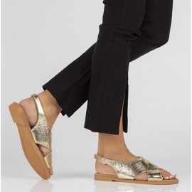 Filippo DS2104 / 22 Go goldene Sandalen 1