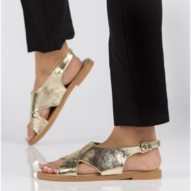 Filippo DS2104 / 22 Go goldene Sandalen 2