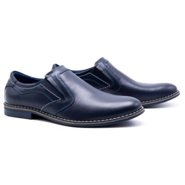 Olivier Eleganter Herrenschuh 283LU marineblau 2