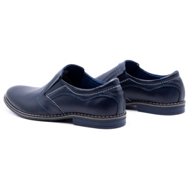 Olivier Eleganter Herrenschuh 283LU marineblau 4
