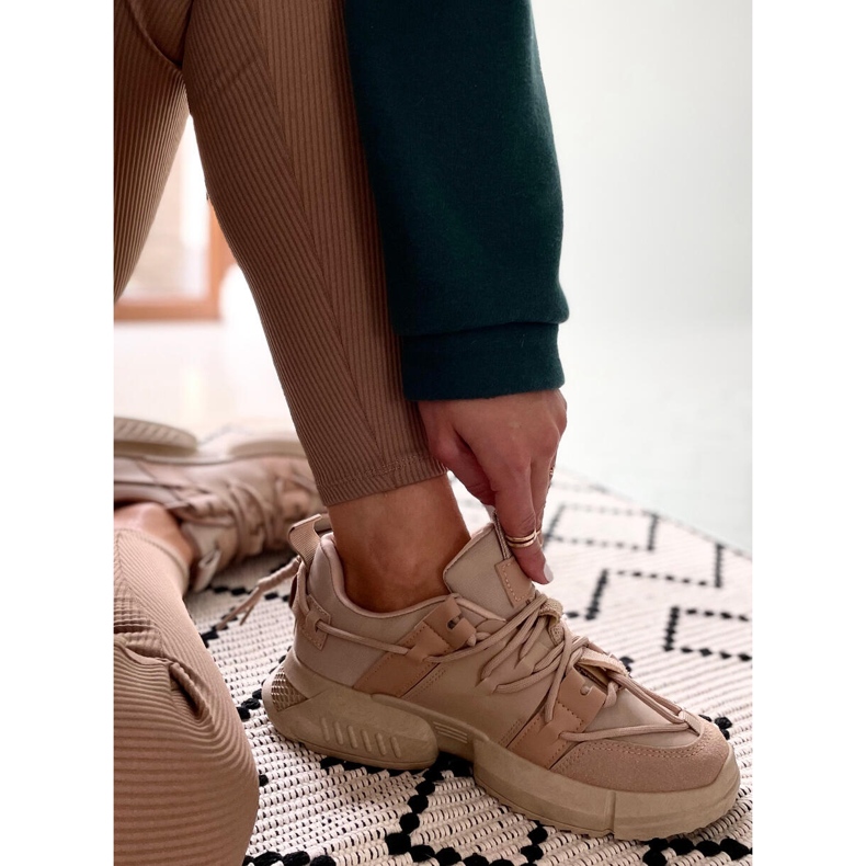 Zeny Khaki-Trainer beige 2