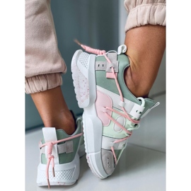 Zeny Grüne Turnschuhe mehrfarbig 2