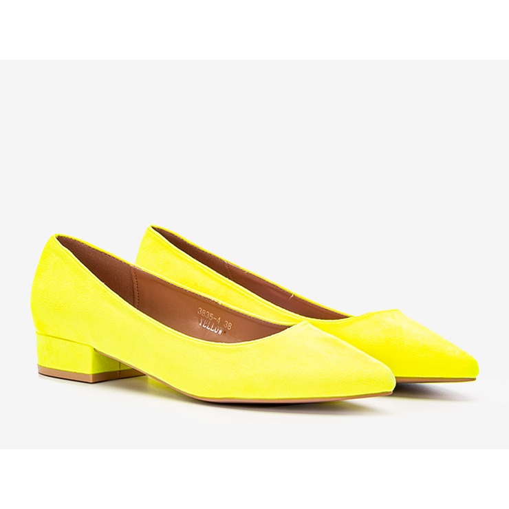 Jodys gelbe Neon High Heels 1