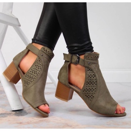 Durchbrochene Sandalen T.Sokolski W SCA159B Khaki 2