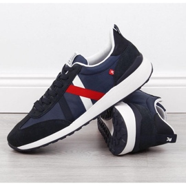 Lässiger Rieker M RKR539 marineblauer Sportschuh 2