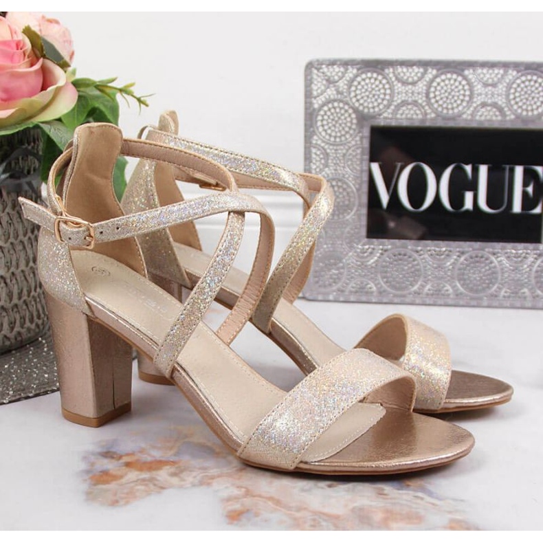 Goldene Filippo W PAW355B Sandalen auf der Post 2