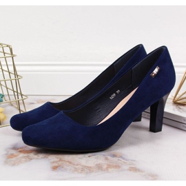 Pumps auf der Post Wildleder Sergio Leone W SK39Y marineblau navy blau 2