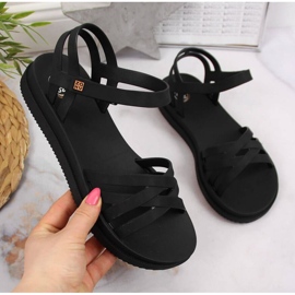 Gummisandalen mit Klettverschluss Zaxy W JJ285068 schwarz 1