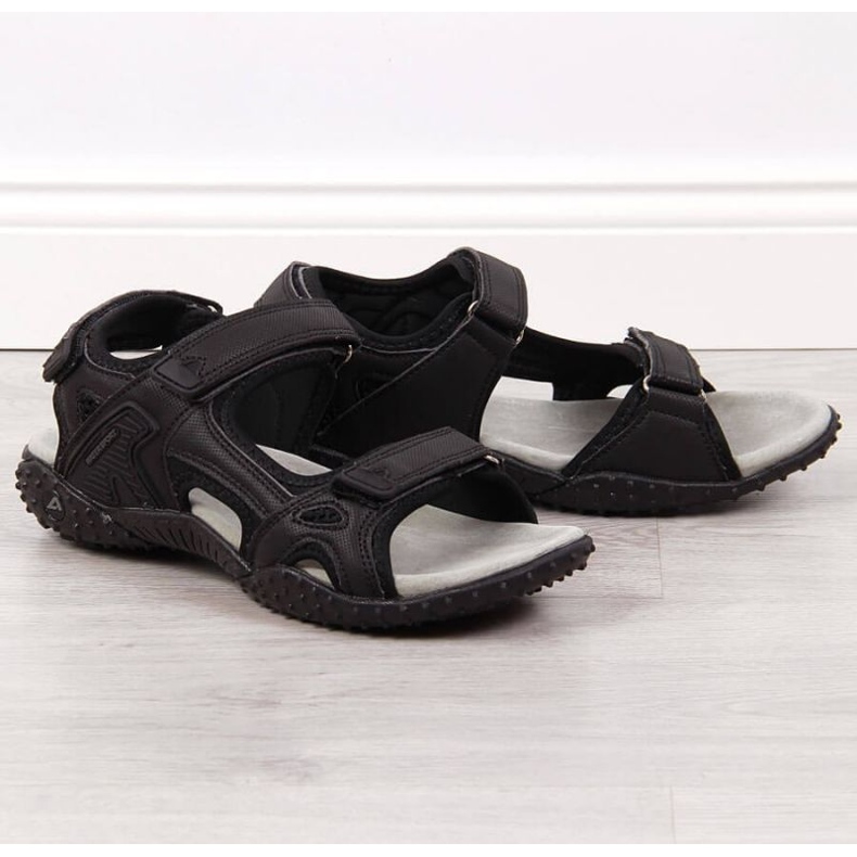 Sandalen mit Klettverschluss American Club W AM887A schwarz 1