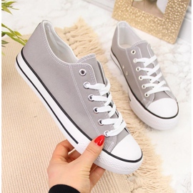 Graue niedrige Sneakers von Atletico 1