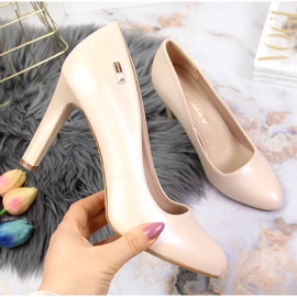 Pumps auf der Post perlbeige Sergio Leone 2