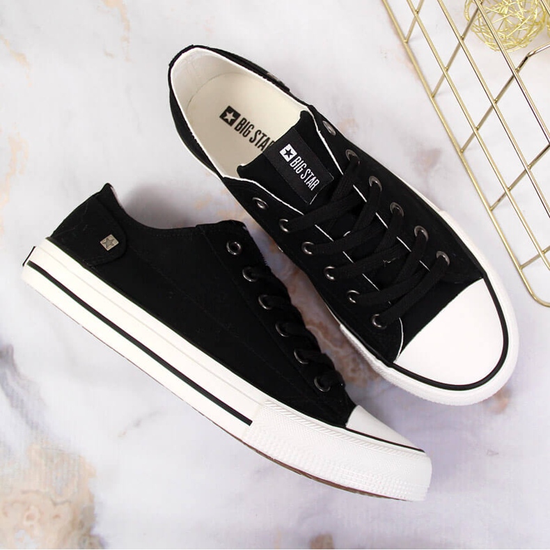 Schwarze Big Star DD274338 Low-Top-Sneaker 1