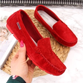 Damen-Slipper aus rotem Vinceza-Leder 2