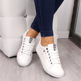 Niedriges Öko-Leder weiß Big Star GG274060 1