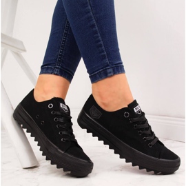 Schwarze Textil-Sneakers Big Star FF274248 1