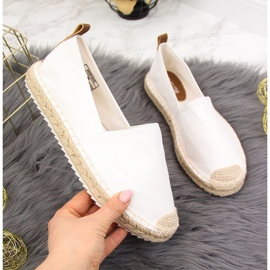 White Big Star HH274493 Weiße Textil-Espadrilles für Damen 2