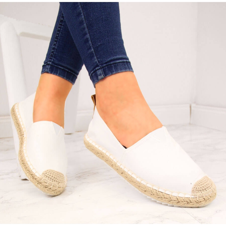 White Big Star HH274493 Weiße Textil-Espadrilles für Damen 1