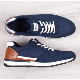 Lässige marineblaue Sportschuhe für Herren Rieker B5129 1