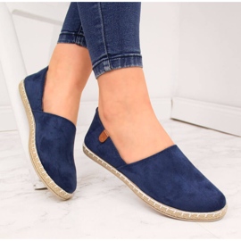 Damen-Espadrilles mit Cut-Outs Marineblau NEWS 1