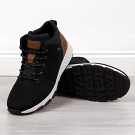 Herrenschuhe aus schwarzem Leder Rieker B6740-00 1