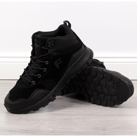 Wanderschuhe für Herren aus schwarzem Filippo-Leder 1