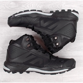 Schwarze hohe Trekkingschuhe von Filippo für Herren 1