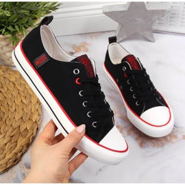 Schwarze Textil-Sneakers Big Star JJ274122 1