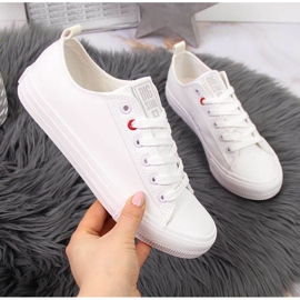 Low-Top aus weißem Textil Big Star JJ274001 2