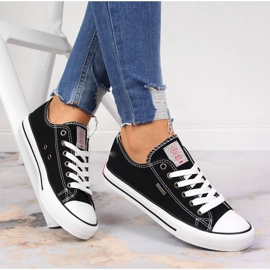 Schwarze Cross Jeans JJ2R4011C Low-Top-Sneakers 1