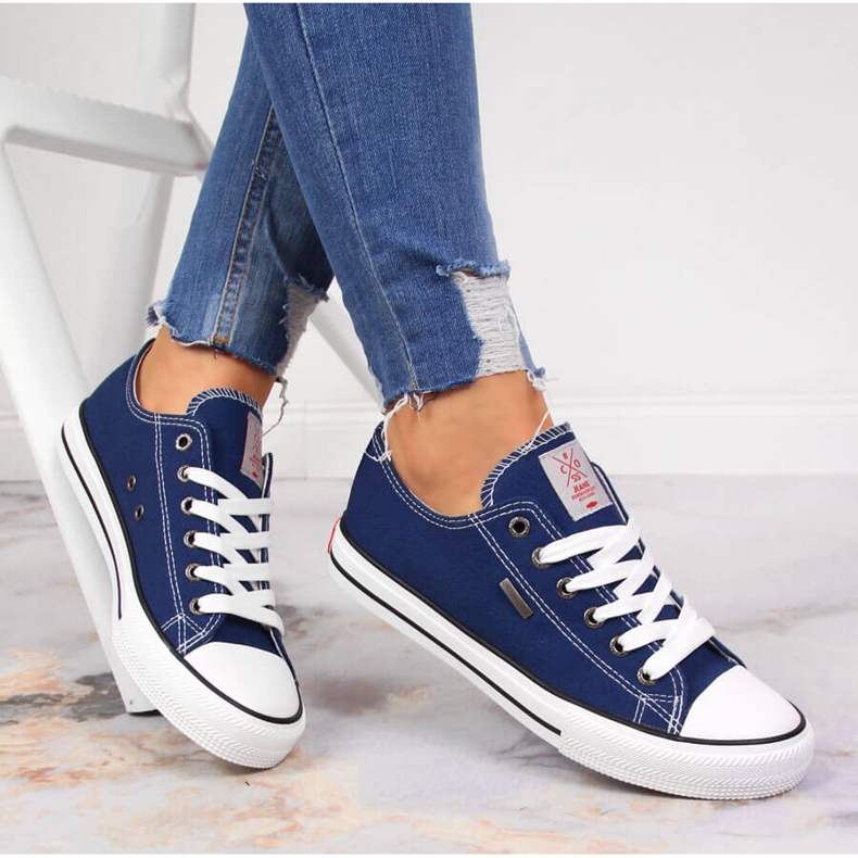 Turnschuhe Low marineblau Cross Jeans JJ2R4012C navy blau 1