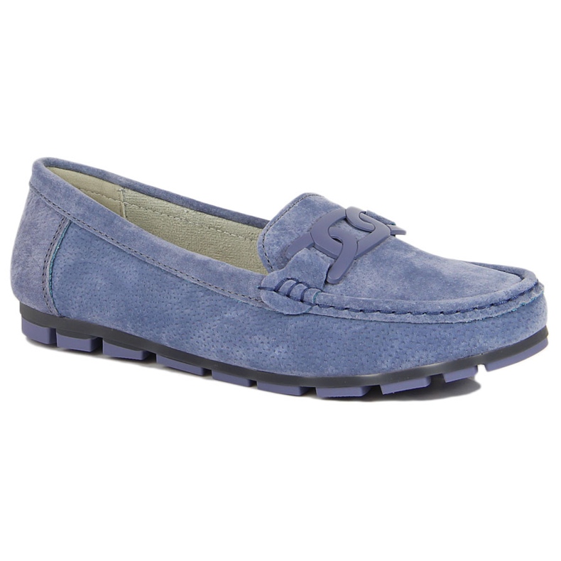 Damenschuhe aus blauem Leder Filippo 1